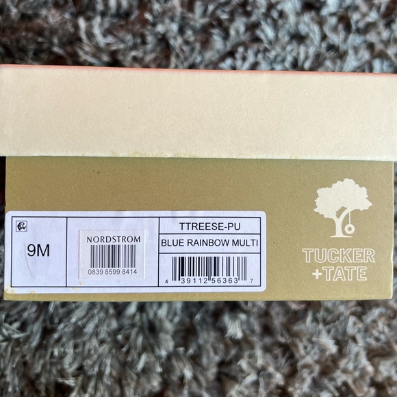 Tucker & Tate Rainbow Glitter 9c Toddler Shoes **Never Worn** - Picture 5 of 6